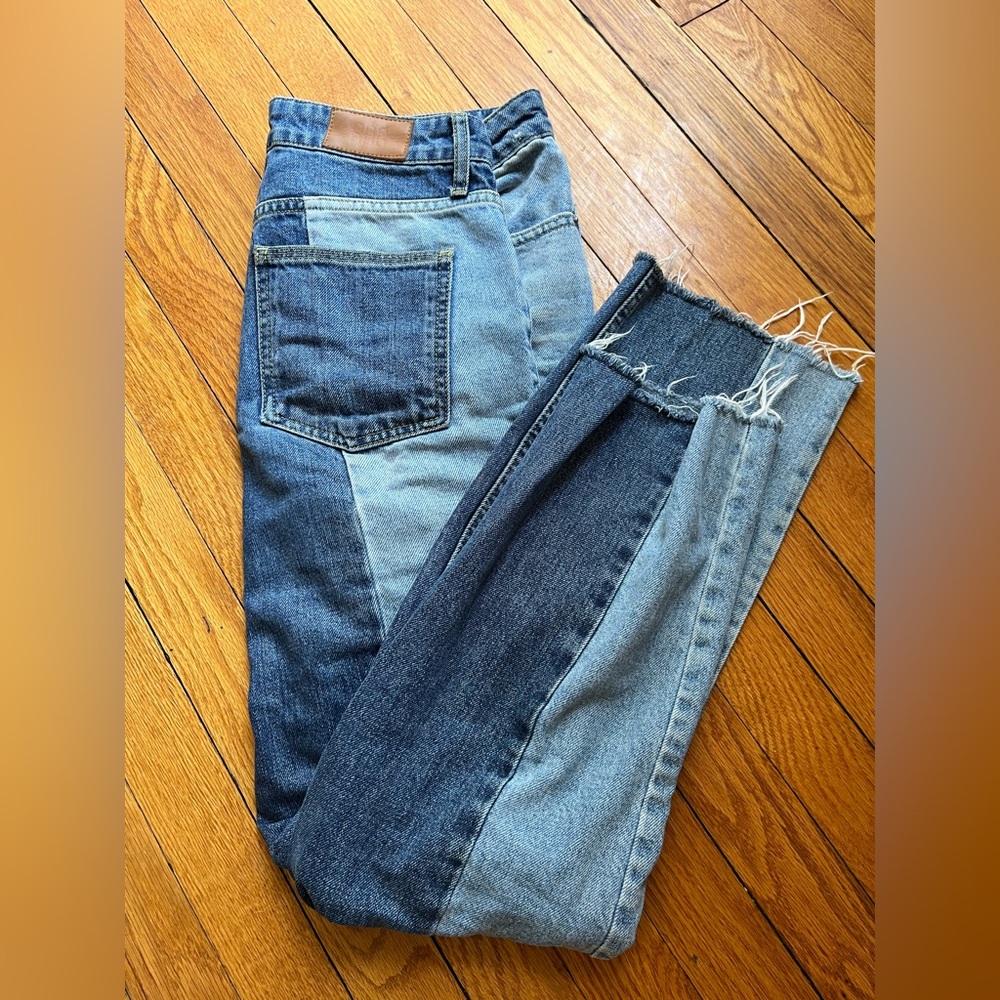 Urban Outfitters BDG brand two tone jeans